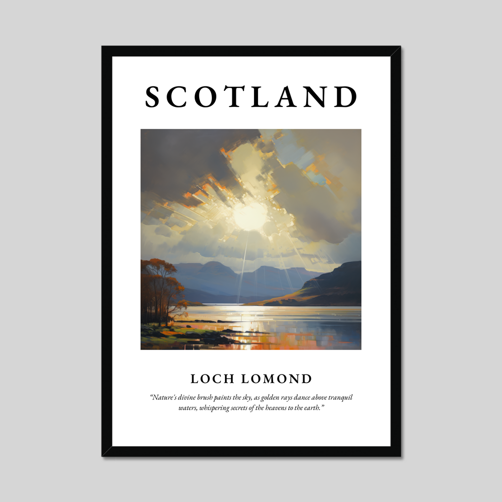 Poster of Loch Lomond, Scotland.