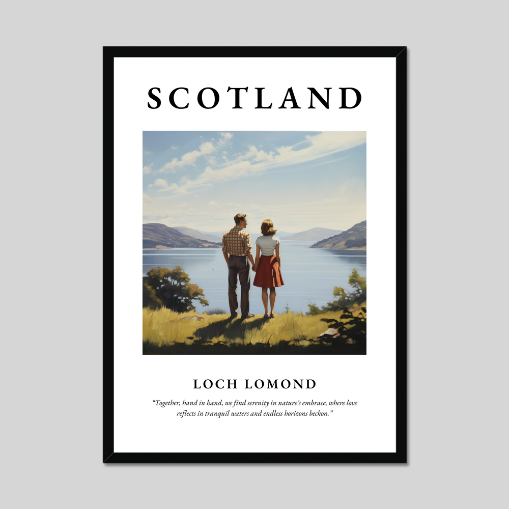 Poster of Loch Lomond, Scotland.