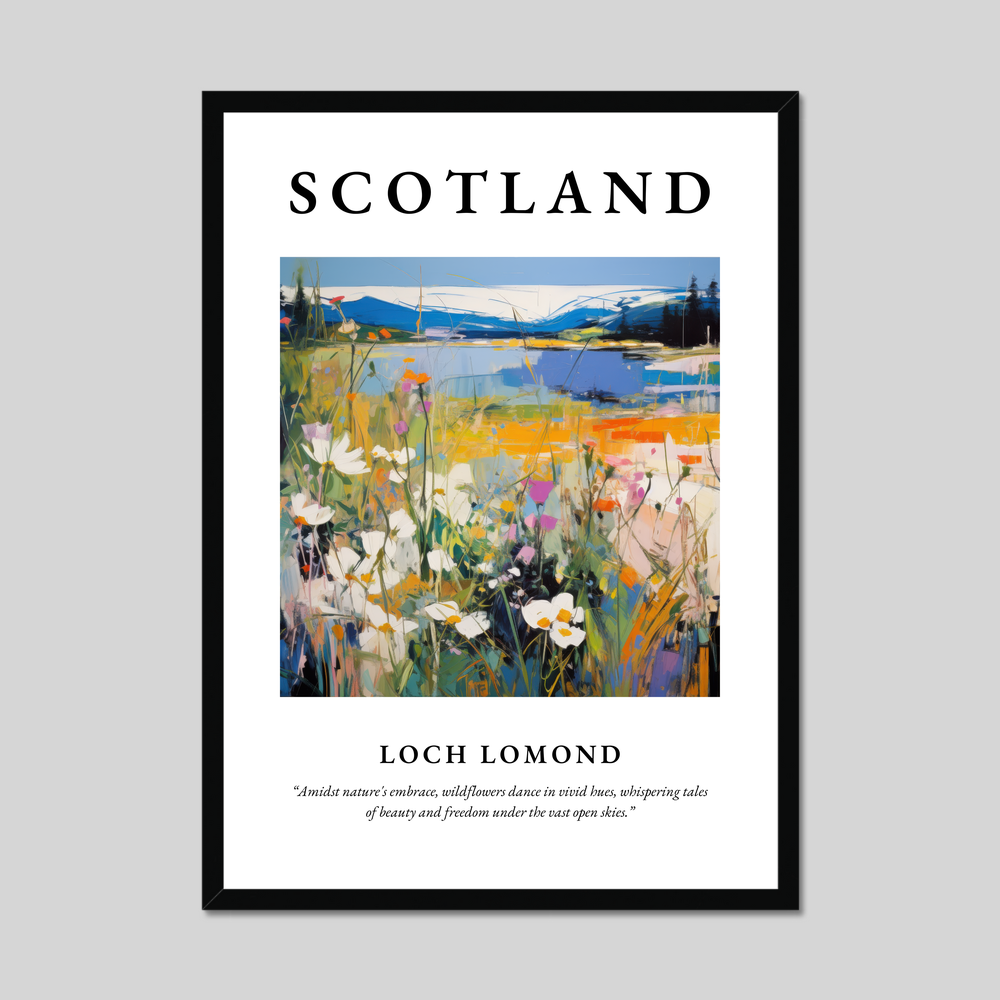 Poster of Loch Lomond, Scotland.