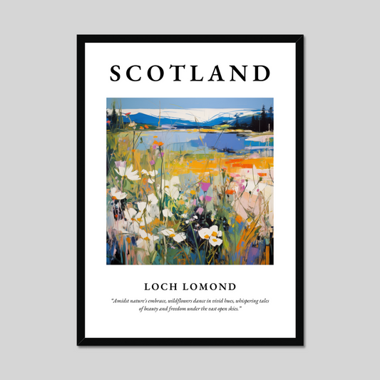 Poster of Loch Lomond, Scotland.