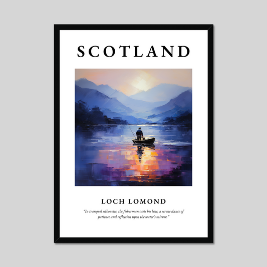 Poster of Loch Lomond, Scotland.