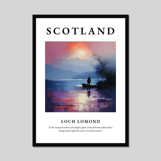 Poster of Loch Lomond, Scotland.