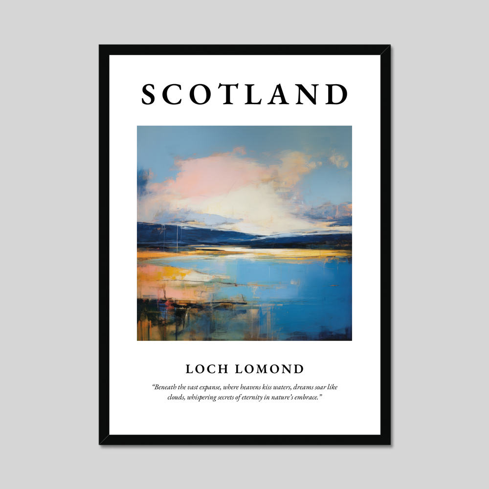 Poster of Loch Lomond, Scotland.