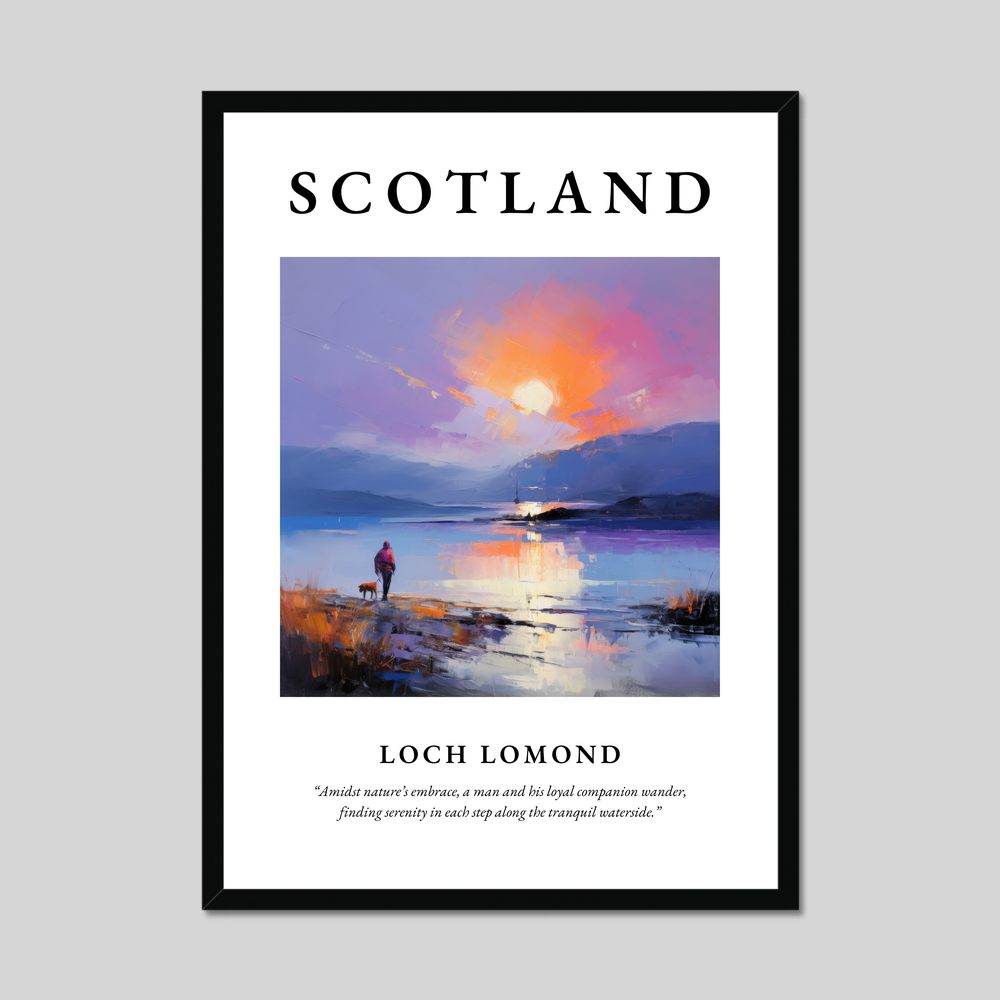 Poster of Loch Lomond, Scotland.