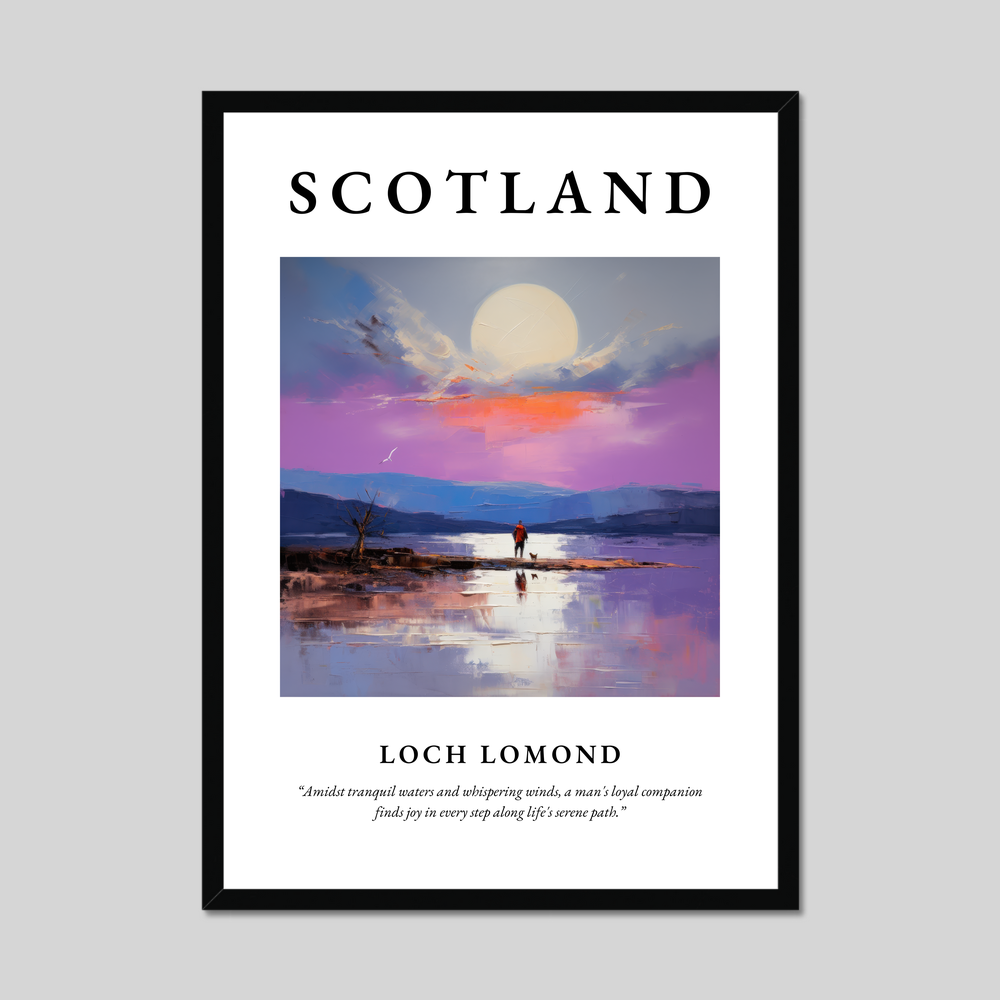 Poster of Loch Lomond, Scotland.