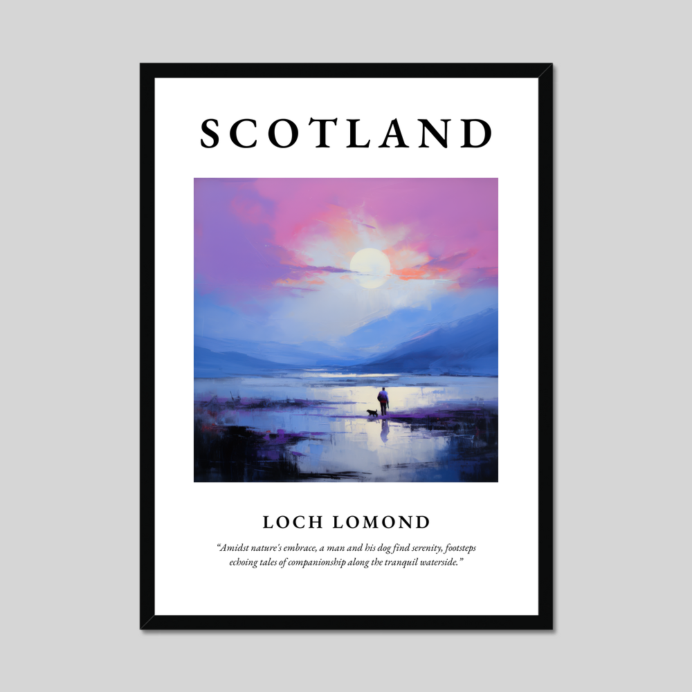 Poster of Loch Lomond, Scotland.