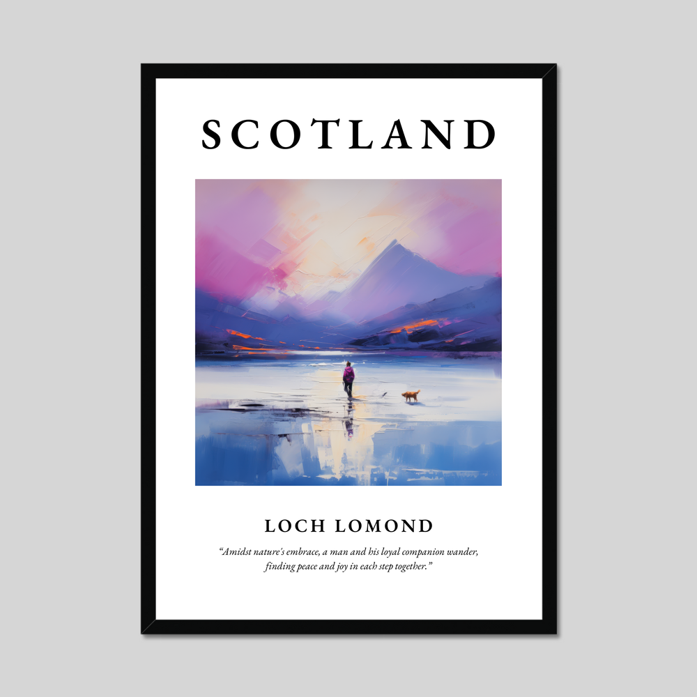 Poster of Loch Lomond, Scotland.