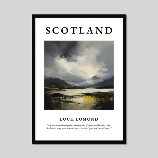 Poster of Loch Lomond, Scotland.