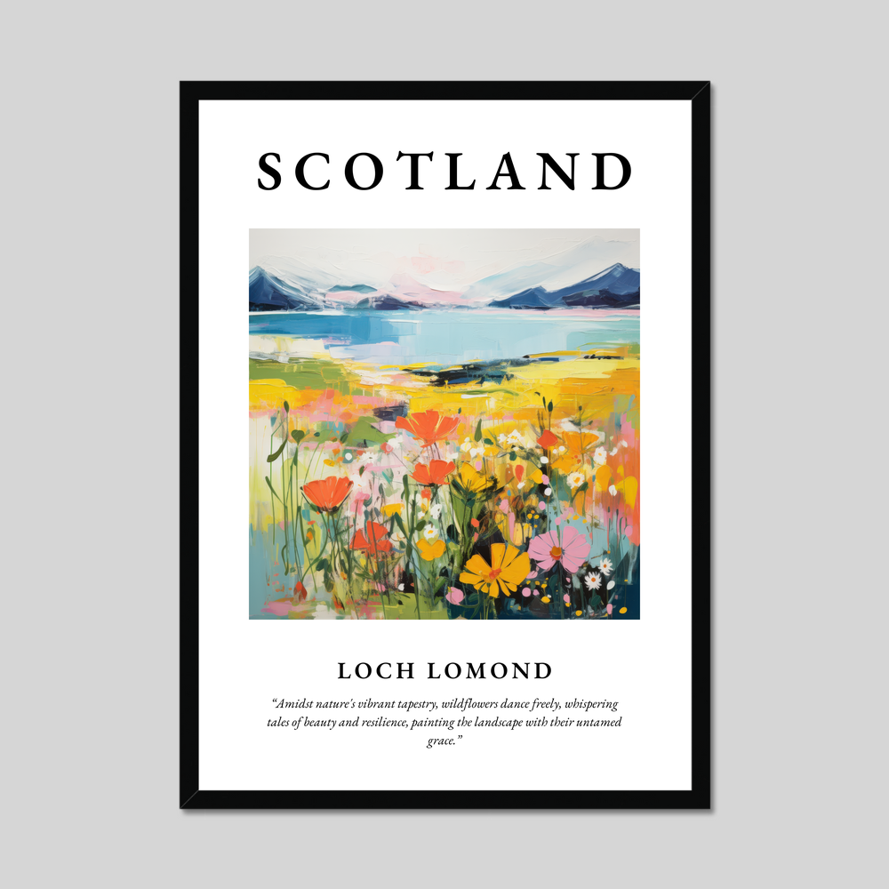 Poster of Loch Lomond, Scotland.