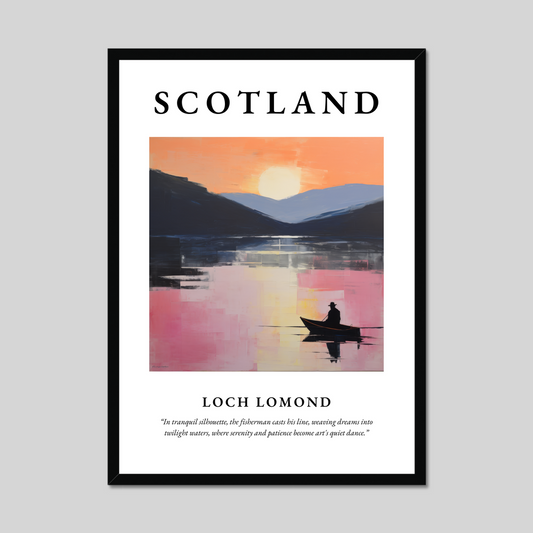 Poster of Loch Lomond, Scotland.