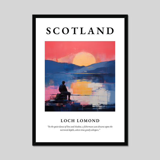 Poster of Loch Lomond, Scotland.