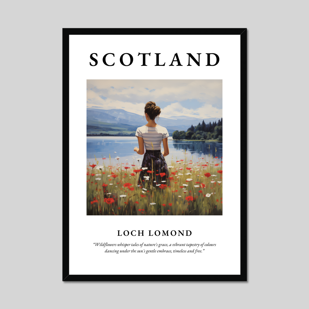 Poster of Loch Lomond, Scotland.