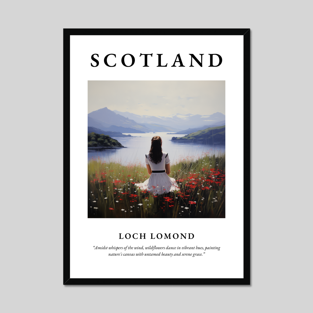 Poster of Loch Lomond, Scotland.