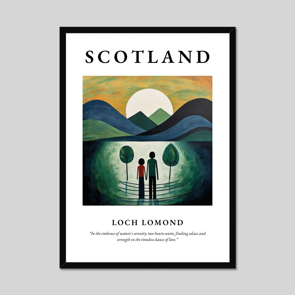 Poster of Loch Lomond, Scotland.