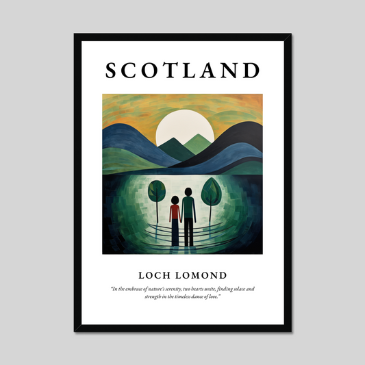 Poster of Loch Lomond, Scotland.