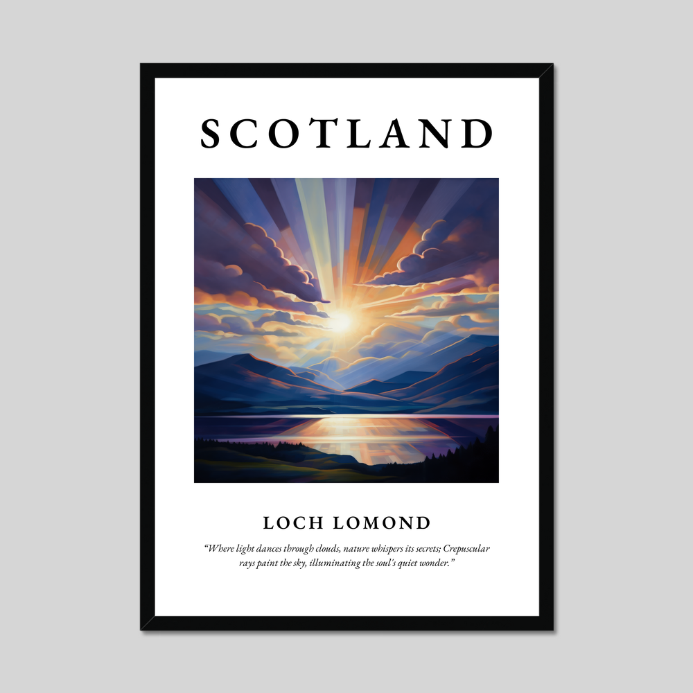 Poster of Loch Lomond, Scotland.