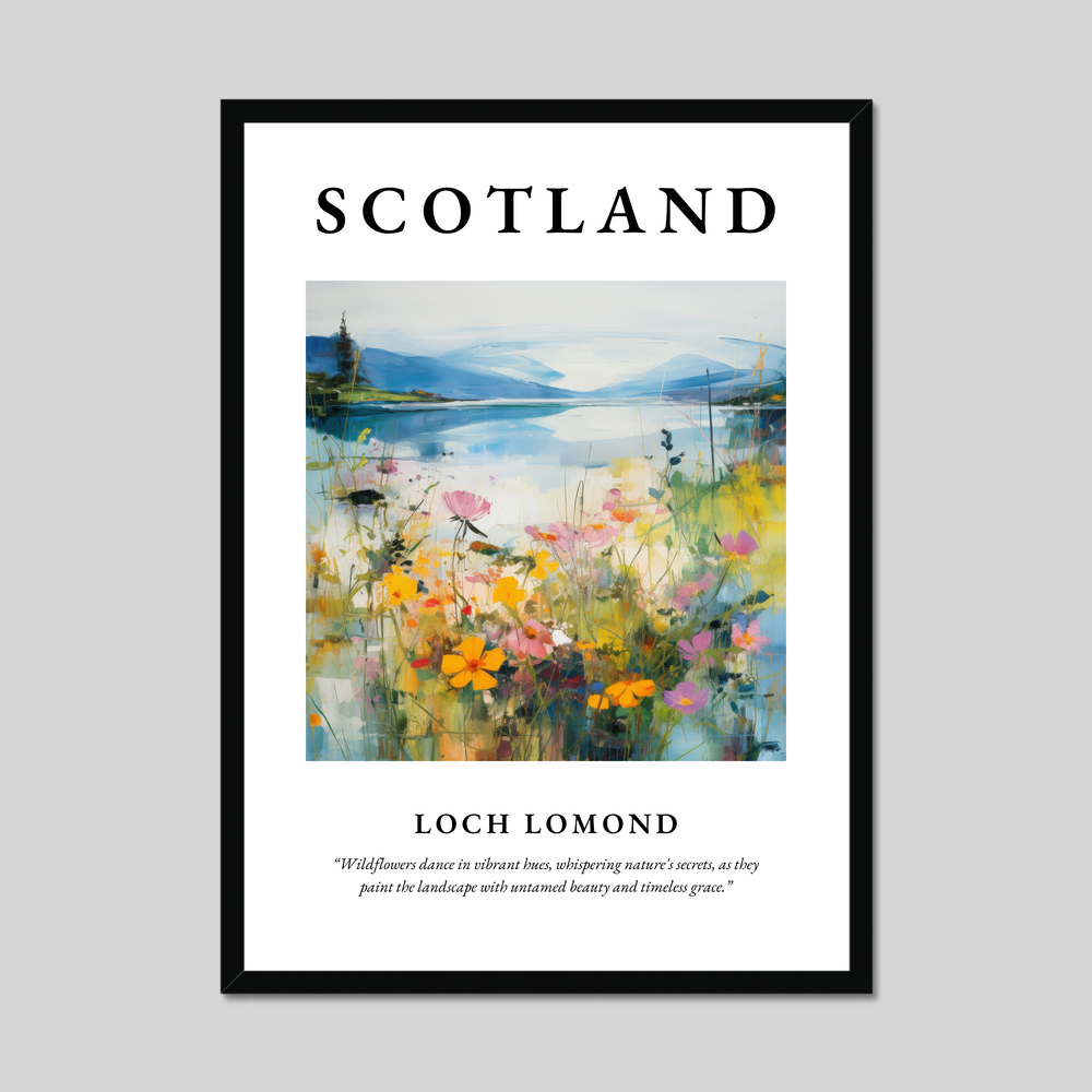 Poster of Loch Lomond, Scotland.