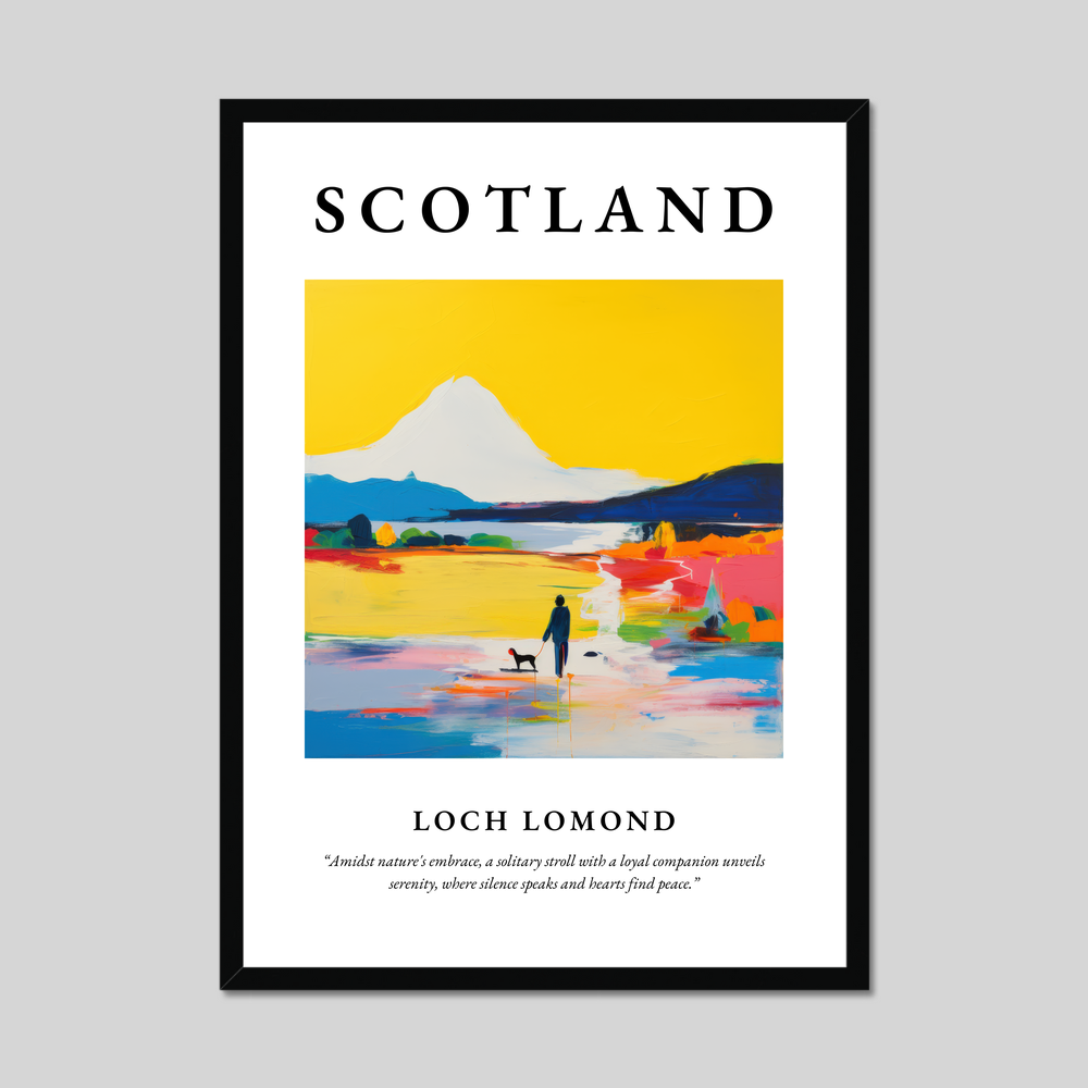 Poster of Loch Lomond, Scotland.