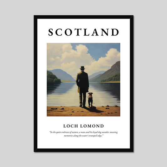 Poster of Loch Lomond, Scotland.