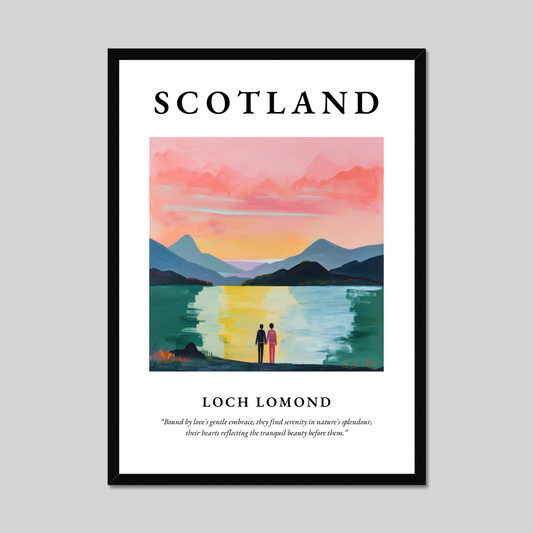 Poster of Loch Lomond, Scotland.