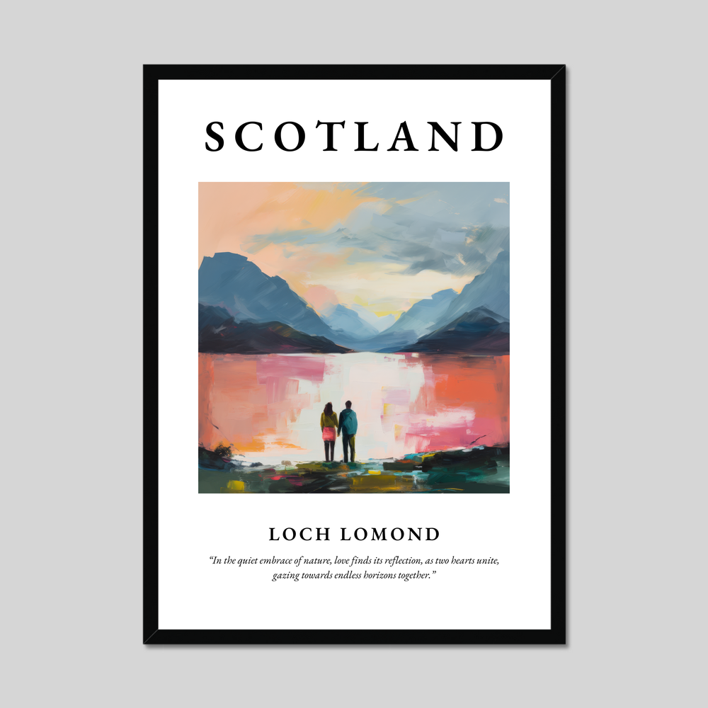 Poster of Loch Lomond, Scotland.