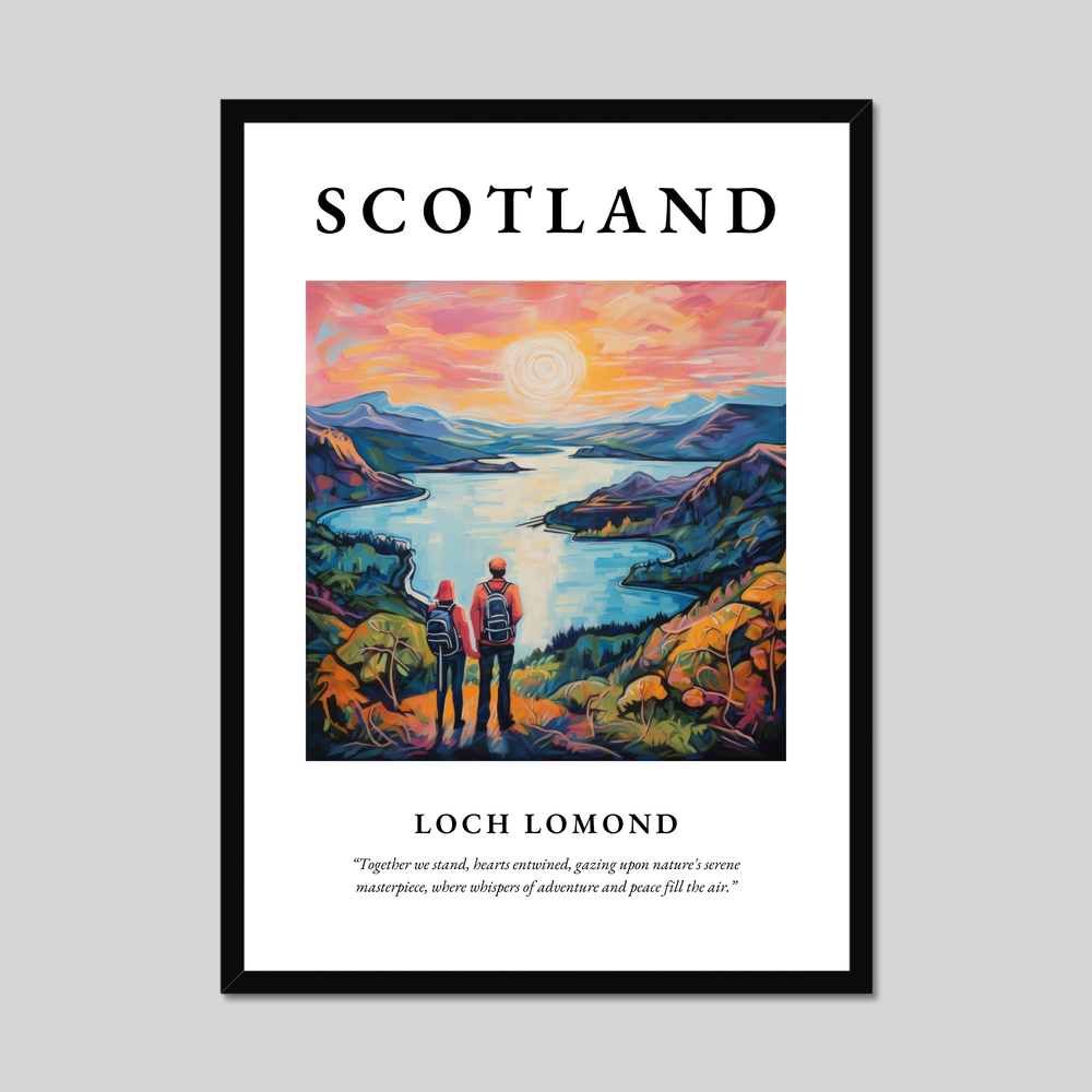 Poster of Loch Lomond, Scotland.