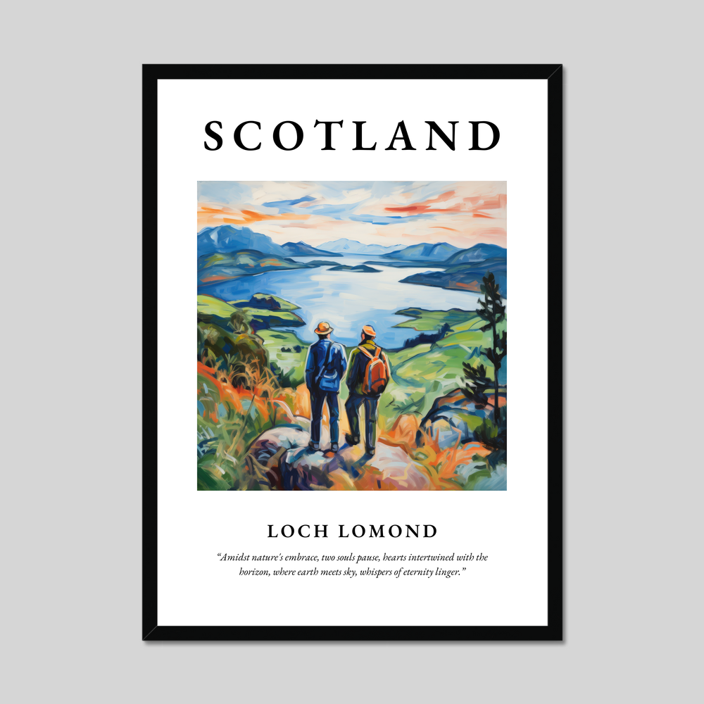 Poster of Loch Lomond, Scotland.