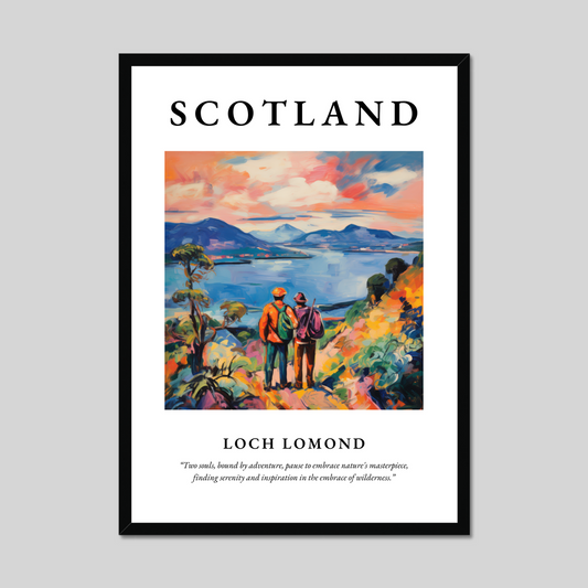 Poster of Loch Lomond, Scotland.