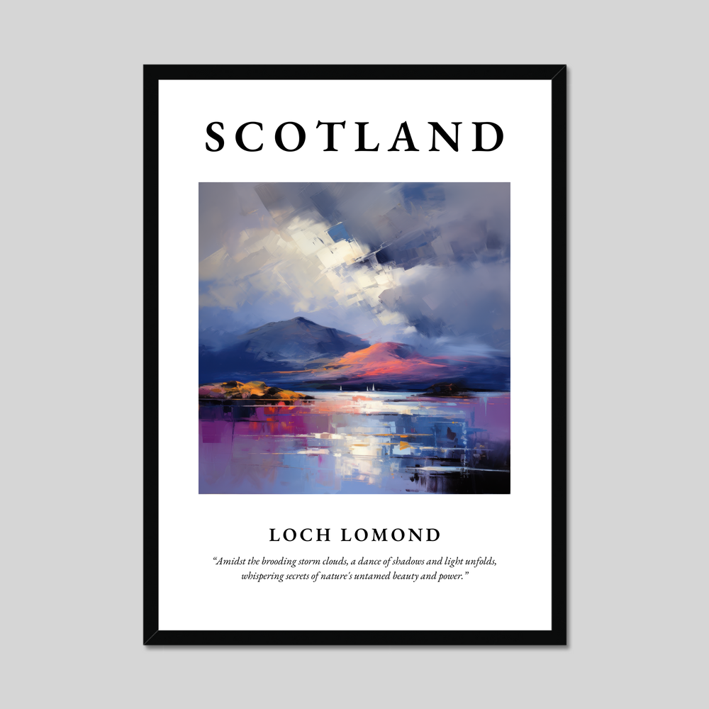 Poster of Loch Lomond, Scotland.