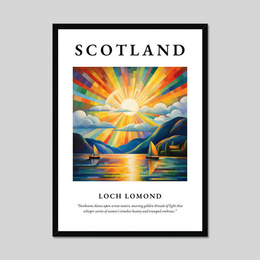 Poster of Loch Lomond, Scotland.