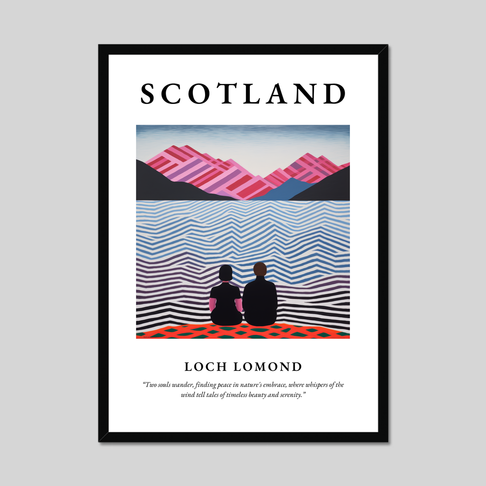 Poster of Loch Lomond, Scotland.