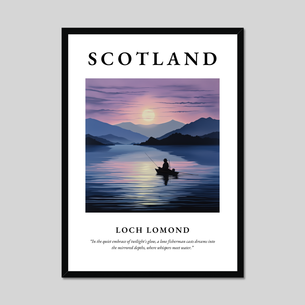 Poster of Loch Lomond, Scotland.