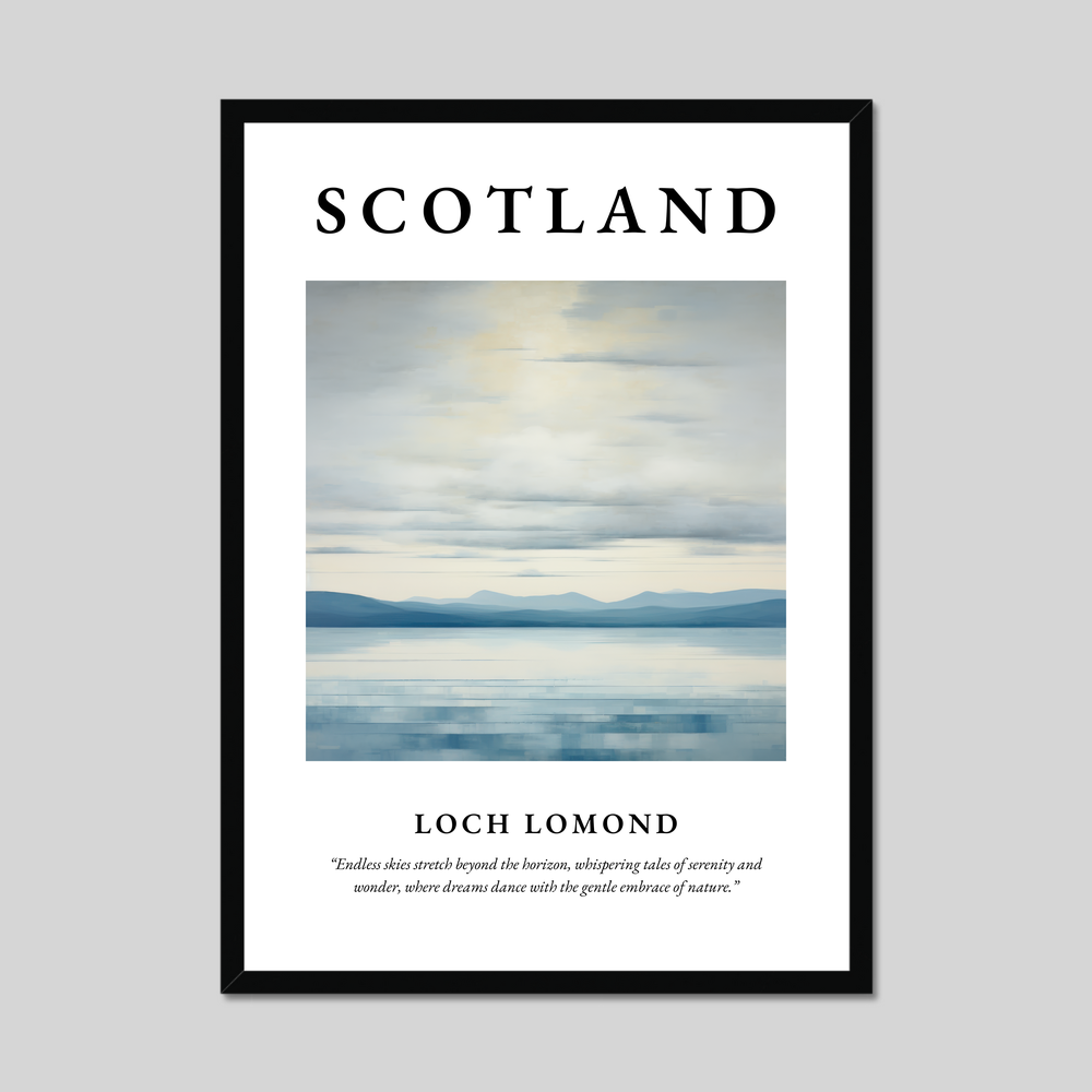 Poster of Loch Lomond, Scotland.