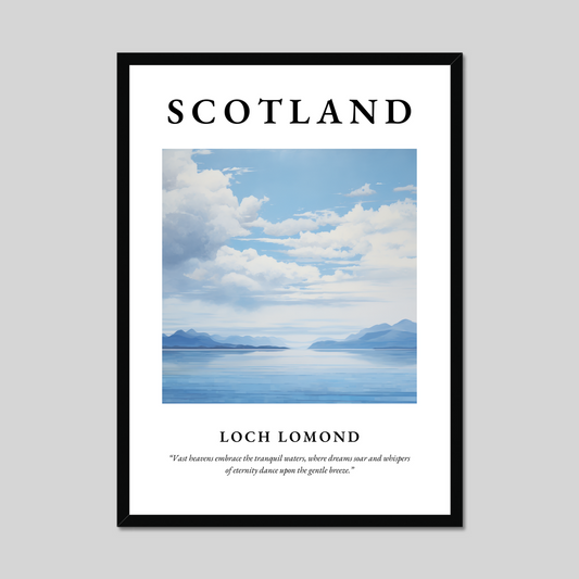 Poster of Loch Lomond, Scotland.