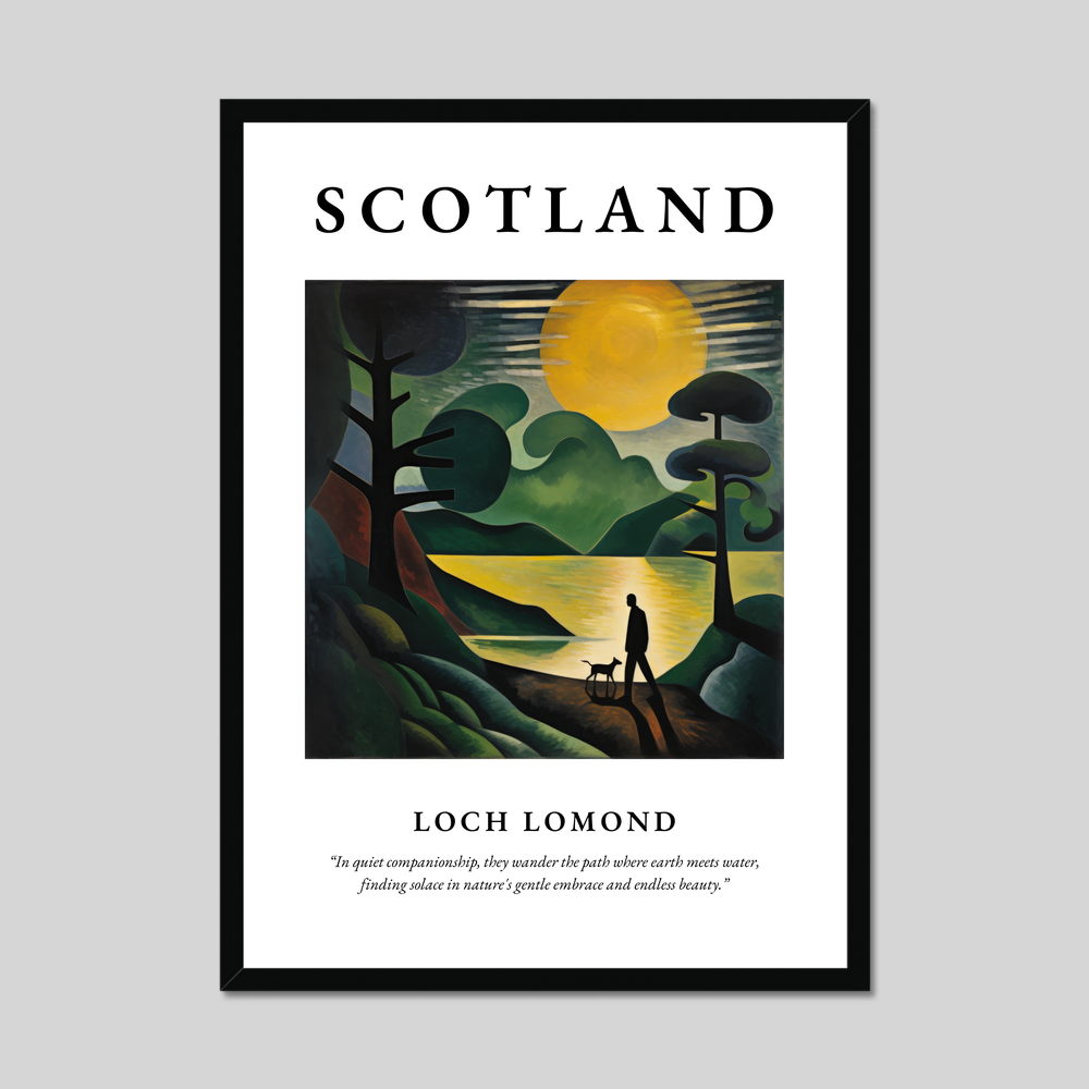 Poster of Loch Lomond, Scotland.