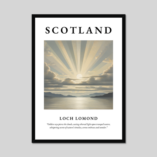 Poster of Loch Lomond, Scotland.