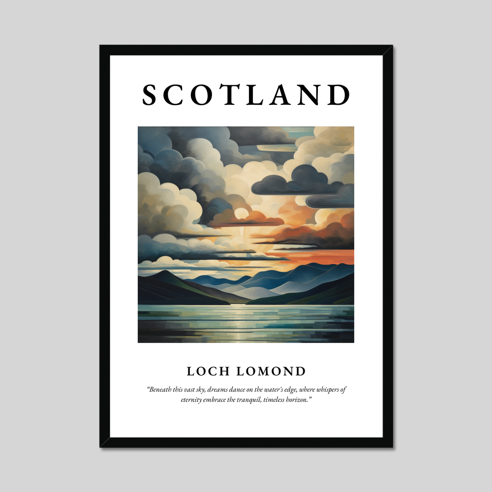 Poster of Loch Lomond, Scotland.