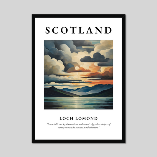 Poster of Loch Lomond, Scotland.