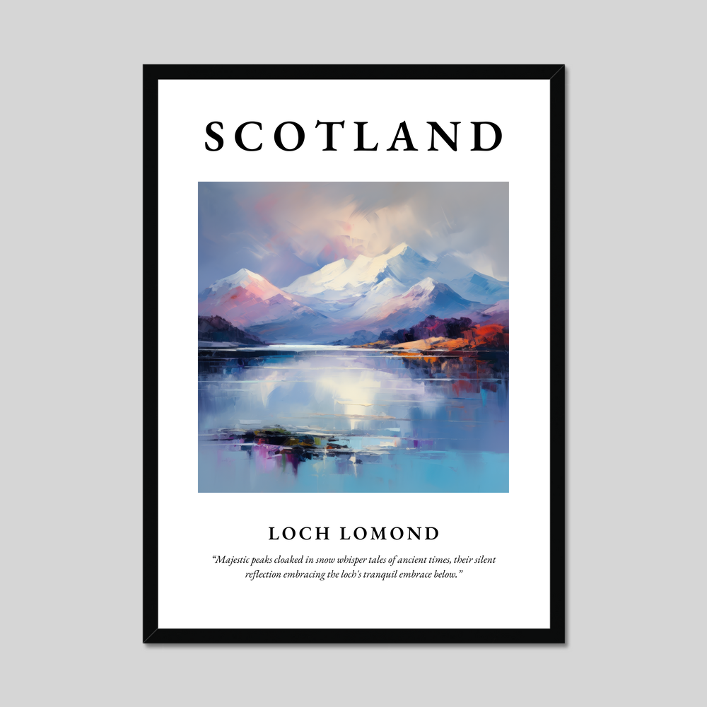 Poster of Loch Lomond, Scotland.