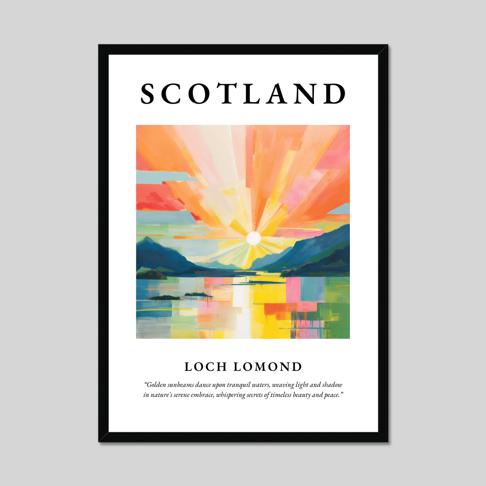 Poster of Loch Lomond, Scotland.