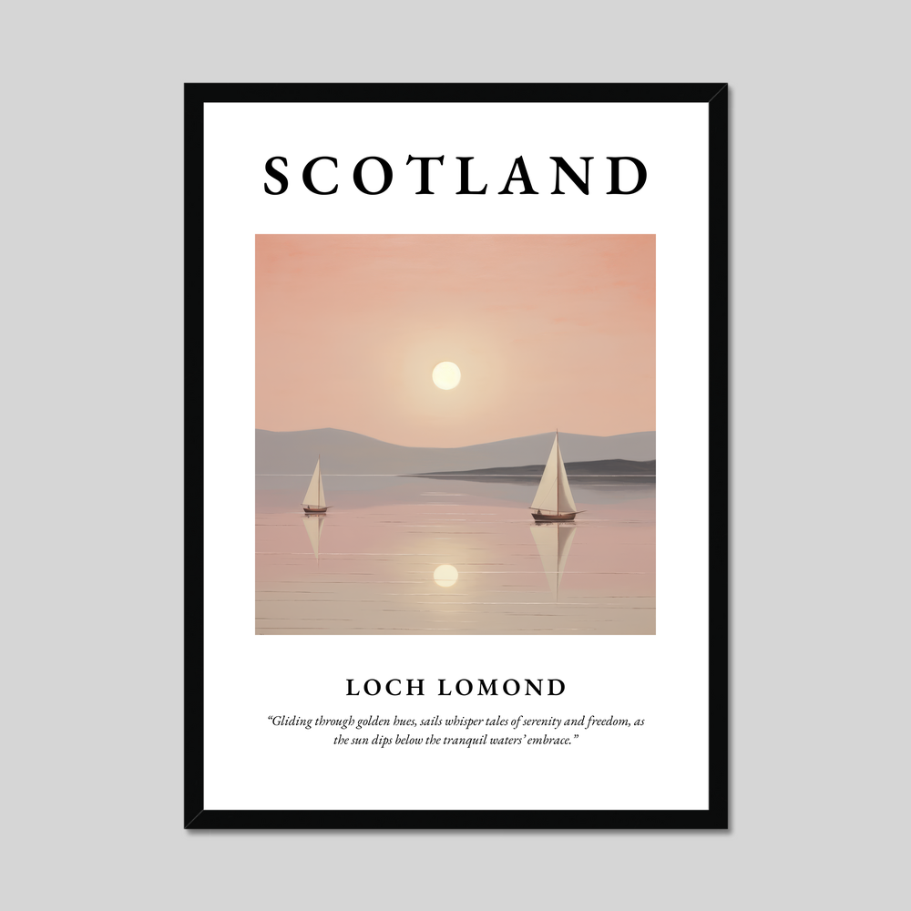 Poster of Loch Lomond, Scotland.