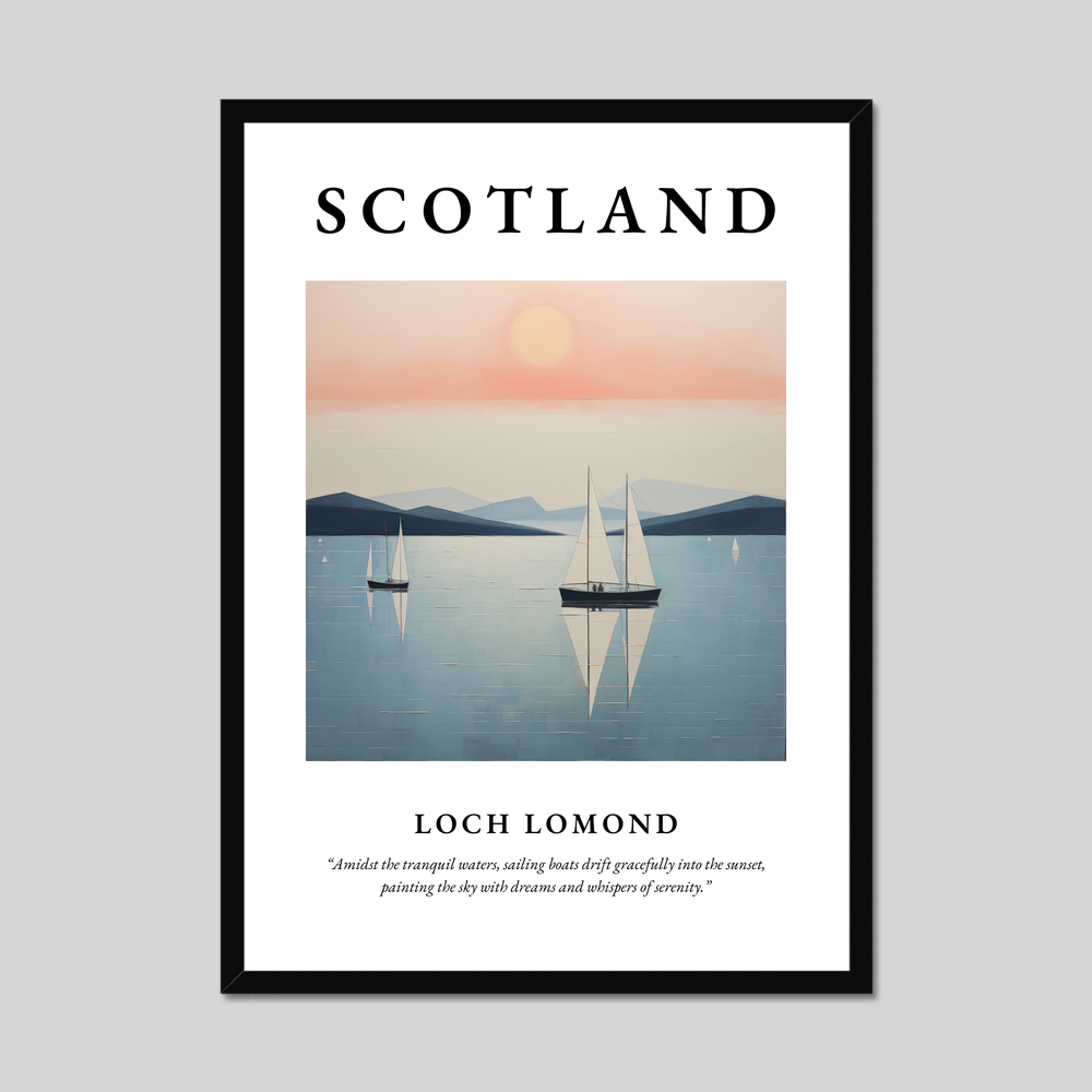 Poster of Loch Lomond, Scotland.