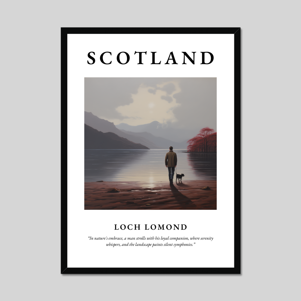 Poster of Loch Lomond, Scotland.