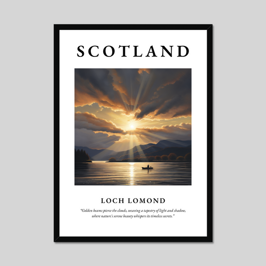 Poster of Loch Lomond, Scotland.