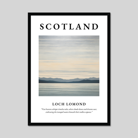 Poster of Loch Lomond, Scotland.