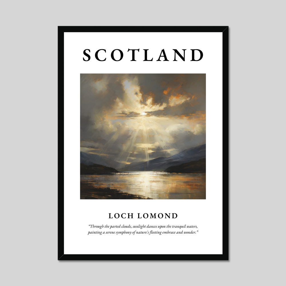 Poster of Loch Lomond, Scotland.