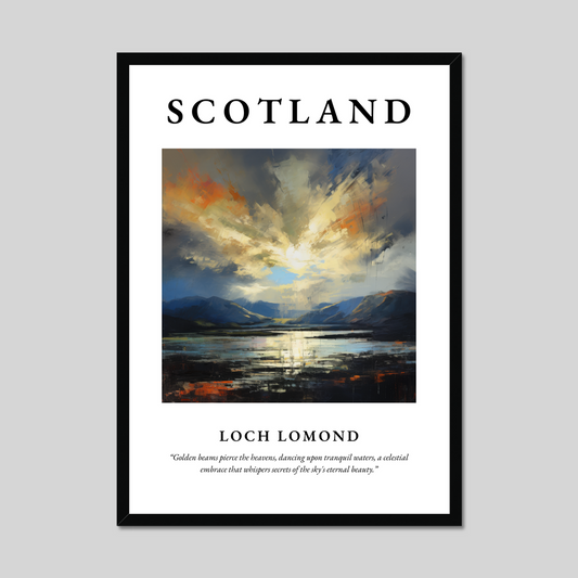 Poster of Loch Lomond, Scotland.