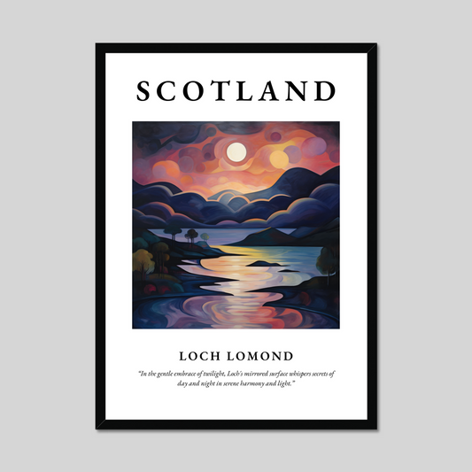 Poster of Loch Lomond, Scotland.