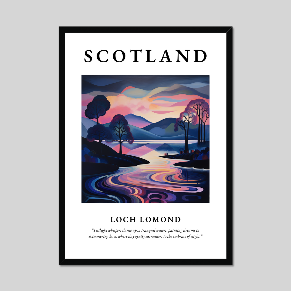 Poster of Loch Lomond, Scotland.