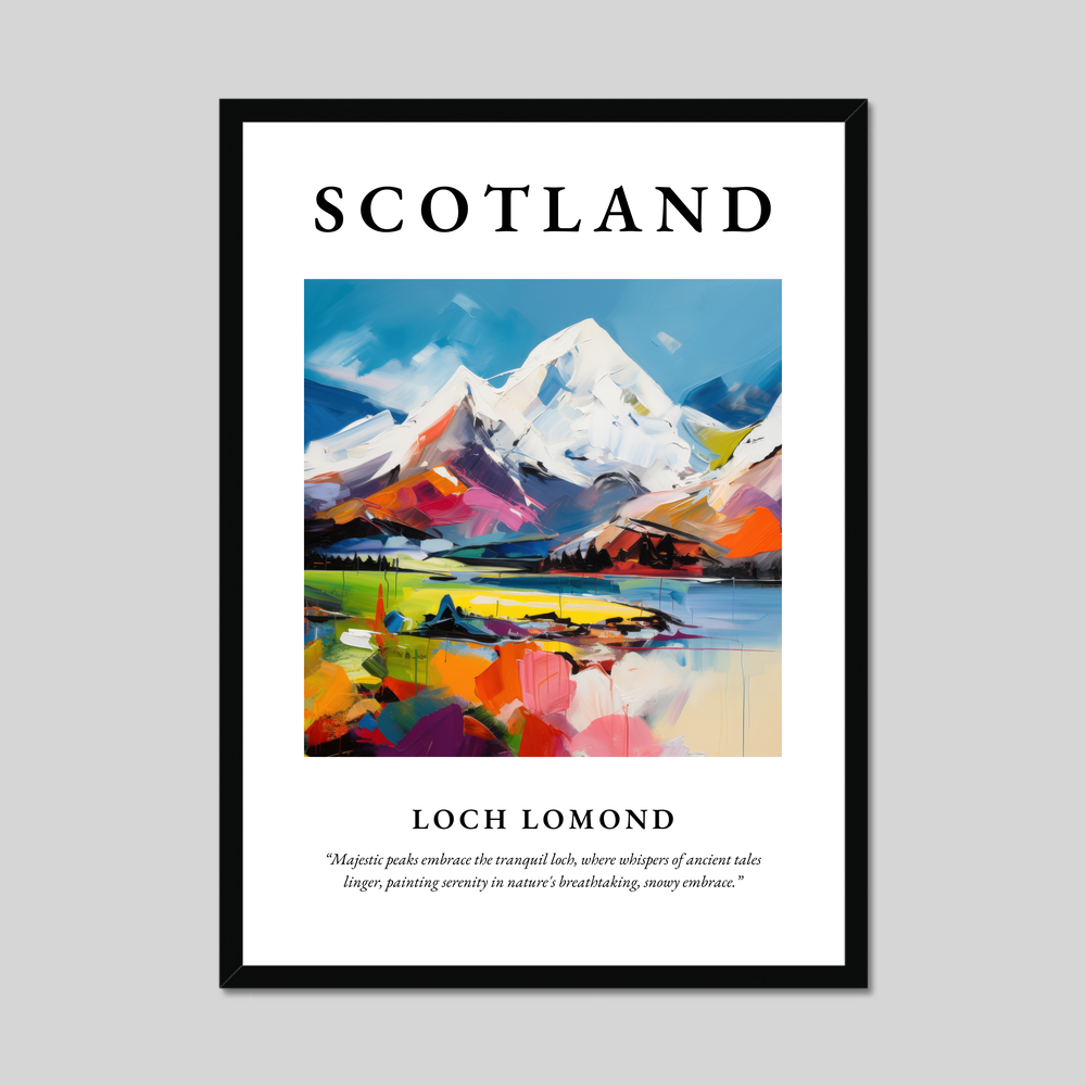 Poster of Loch Lomond, Scotland.